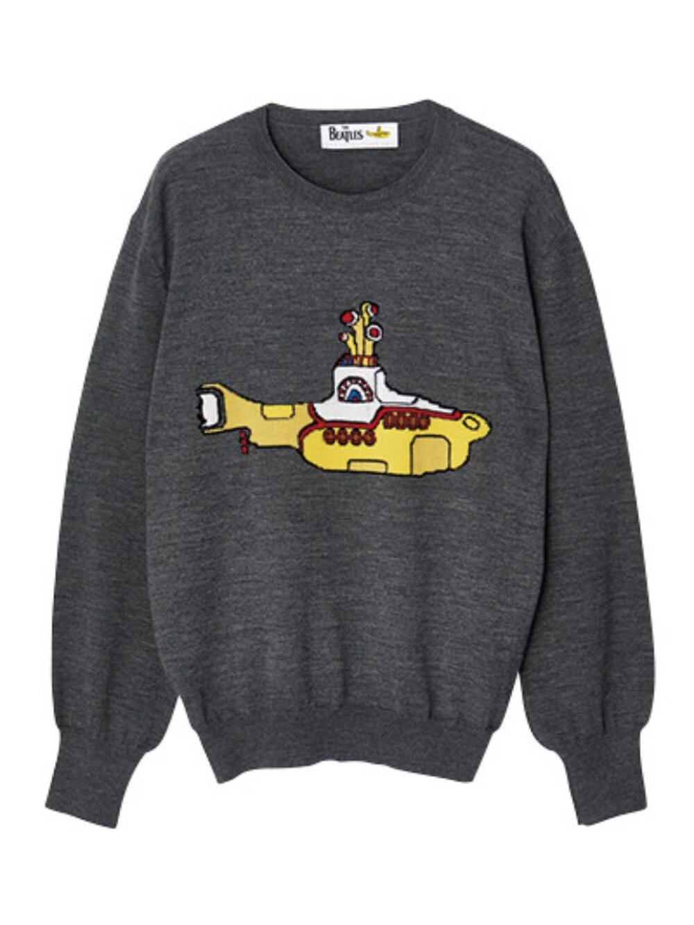 Stella McCartney x The Beatles Yellow Submarine Grey Virgin Wool Sweater 36